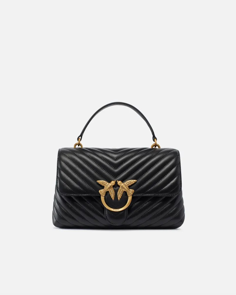 Love Bag Puff in nappa chevron