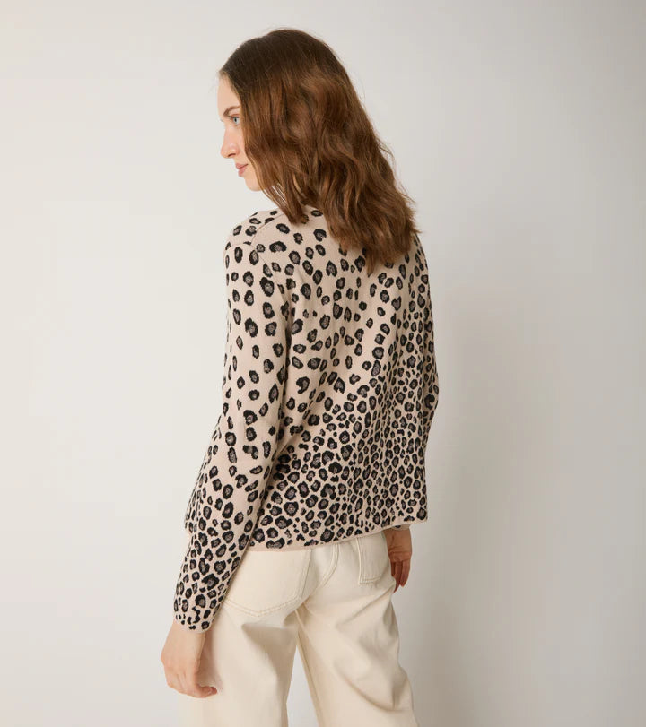 ALESSIA SANTI Maglia in cotone e lana jacquard