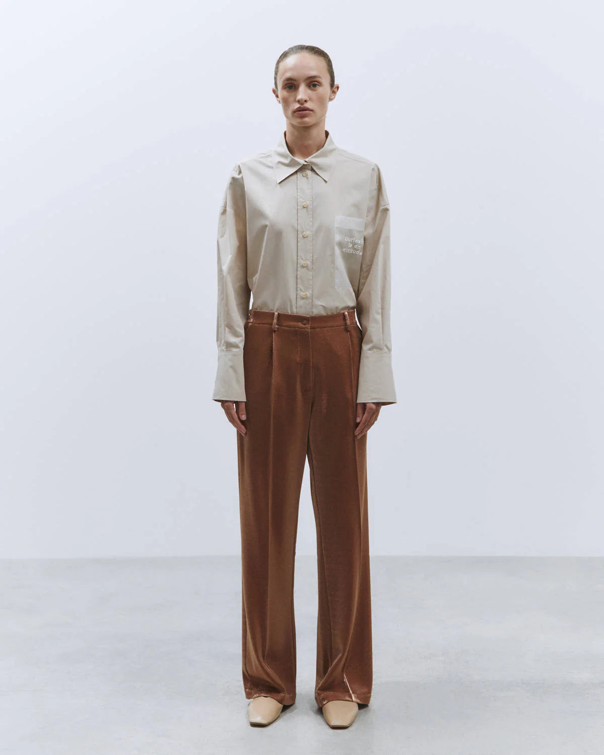 PANTALONE SARTORIALE GLITTERY