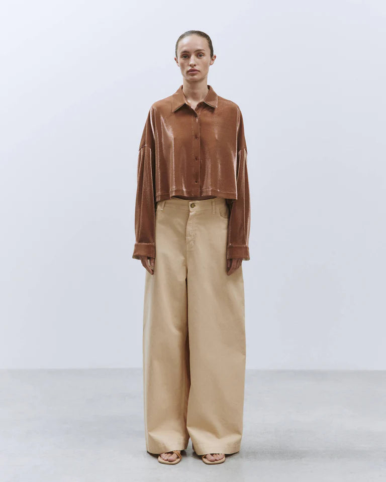 CAMICIA BOXY GLITTERY