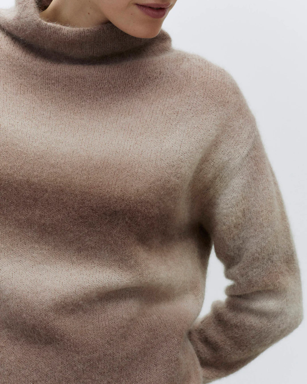 PULLOVER COLLO ALTO SOFT ALPACA