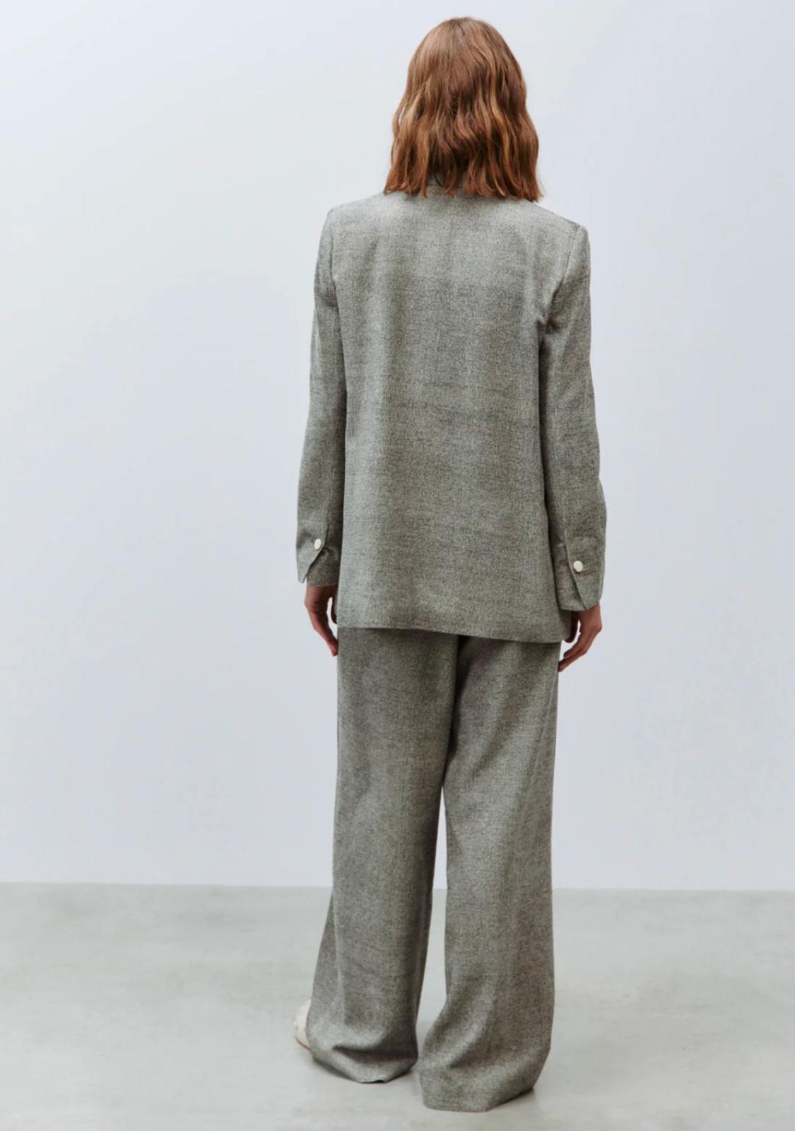 BLAZER DOPPIO PETTO OVER TESSUSO MELANGE