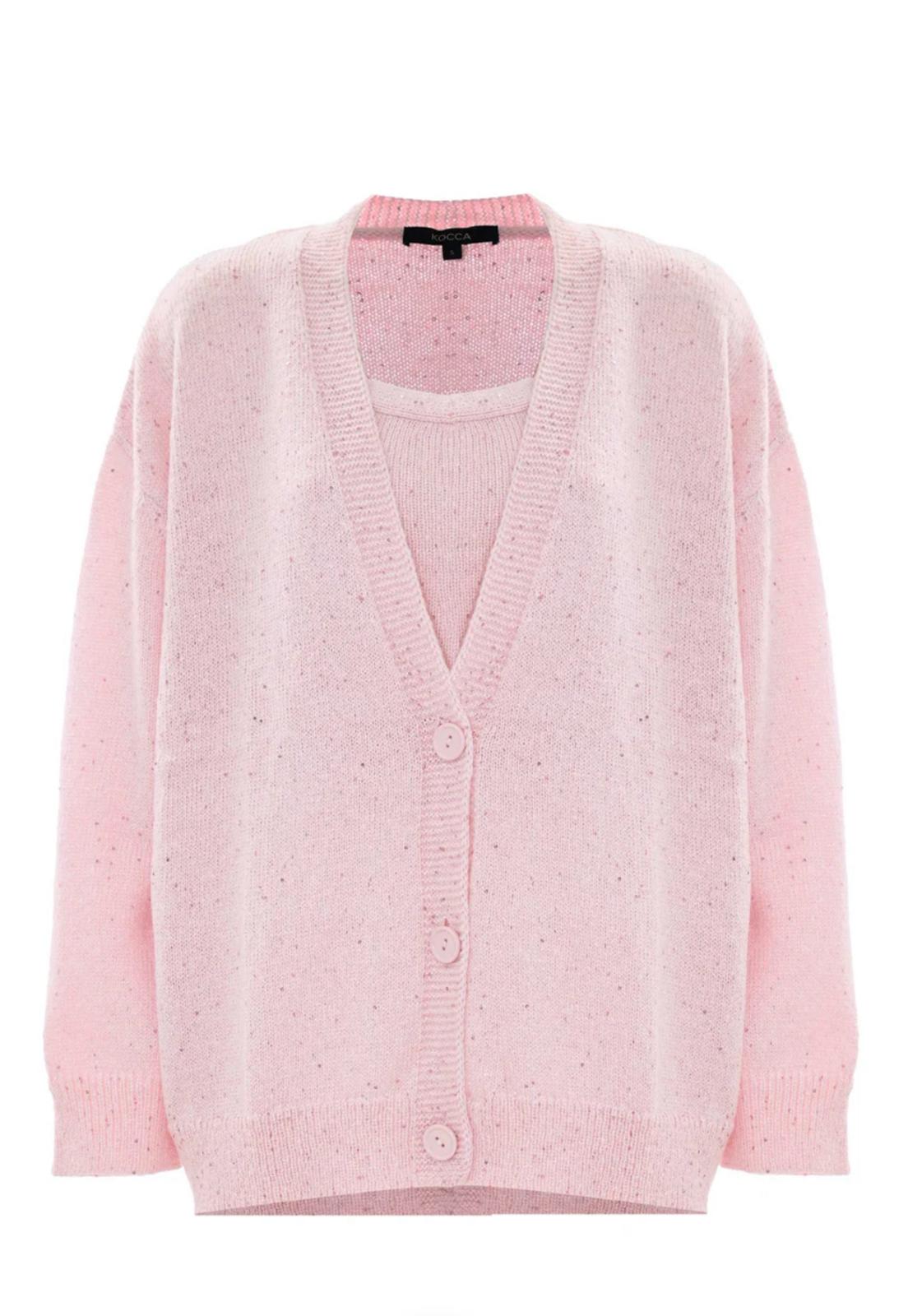 Cardigan morbido con bottoni in tono - Maglia HALLURE