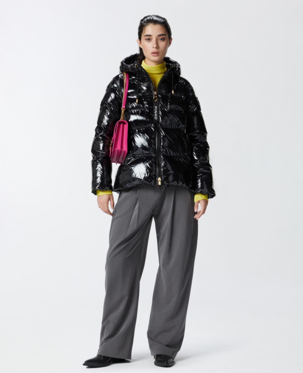 Piumino crystal nylon