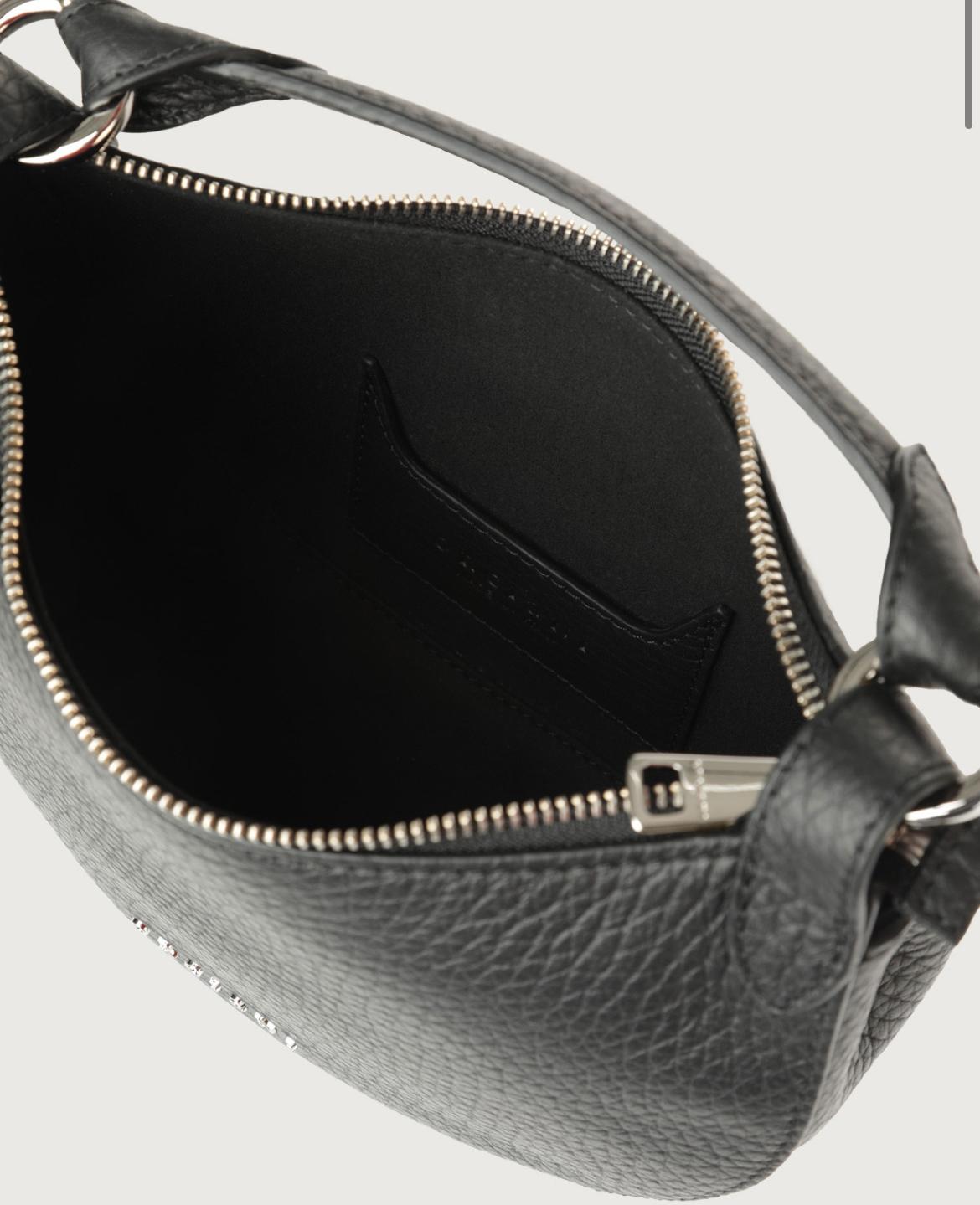 Mini Bag Dumpling Soft in pelle con tracolla