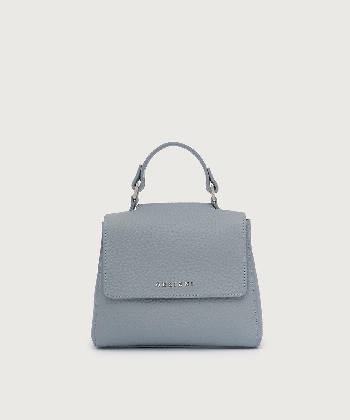 Borsa Sveva Soft Mini a mano in pelle con tracolla