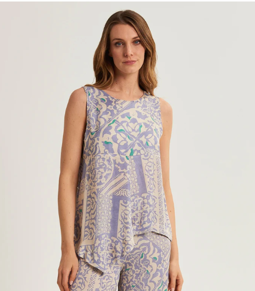 Top da donna in viscosa leggera