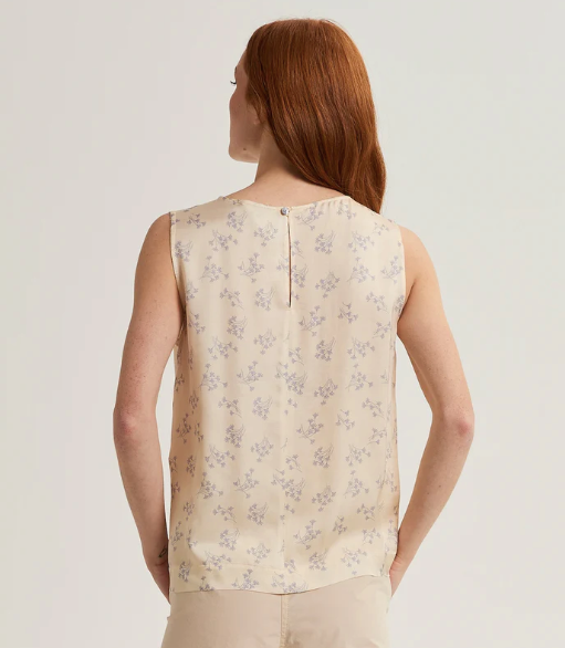 Top da donna floreale