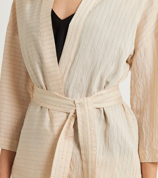 Giacca kimono da donna a righe