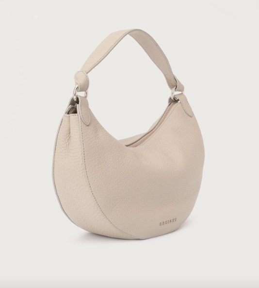 Borsa Dumpling Soft Midi a spalla in pelle con tracolla