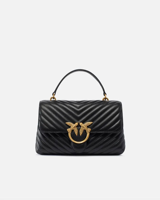 Love Bag Puff in nappa chevron