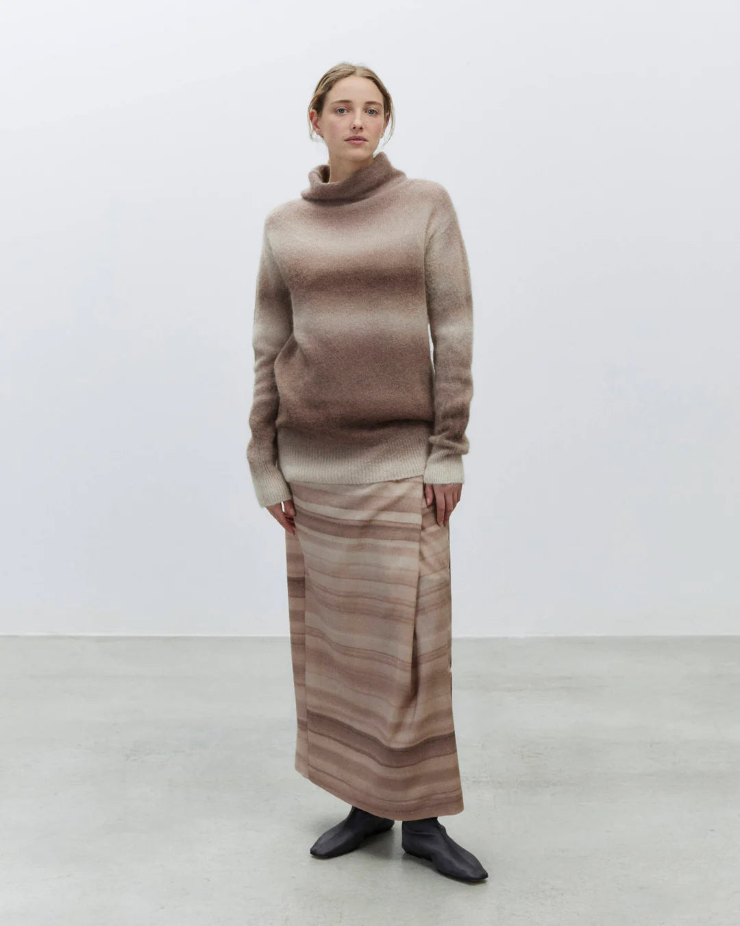 PULLOVER COLLO ALTO SOFT ALPACA