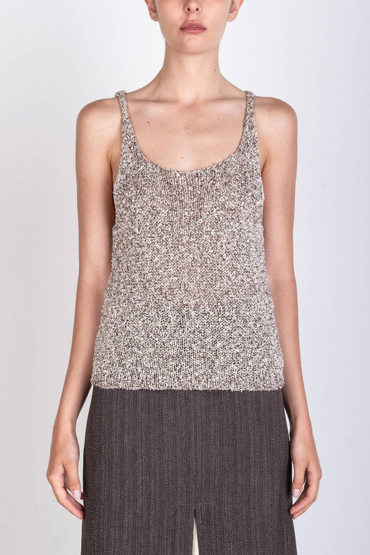ALYSI TOP MAGLIA PAILLETTES