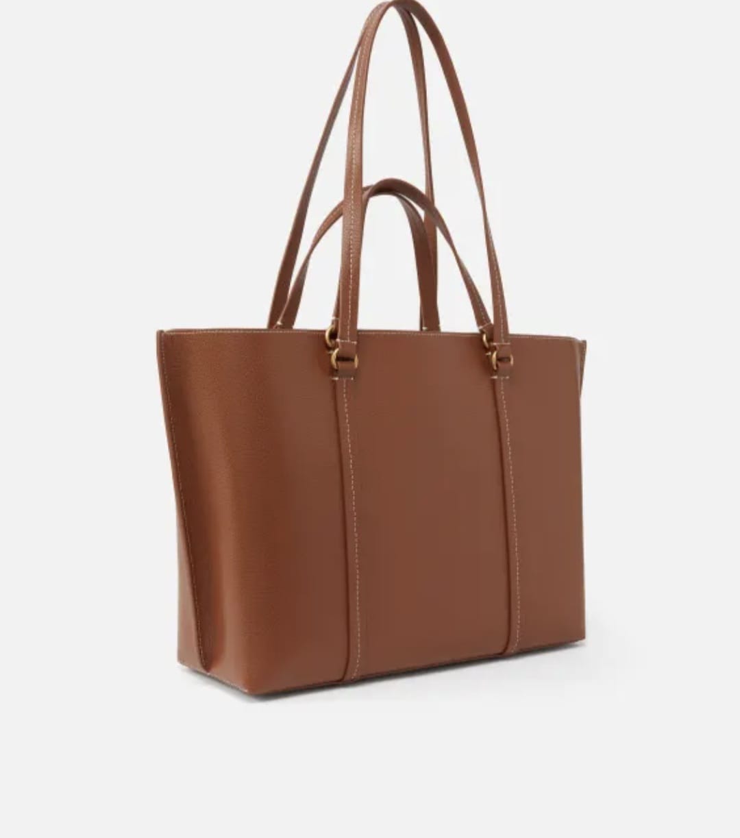 BORSA SHOPPER GRANDE IN PELLE BOTTALATA