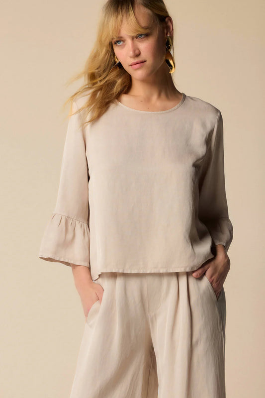 Blusa con volant
