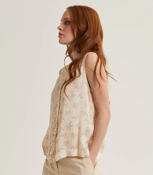 Top da donna floreale